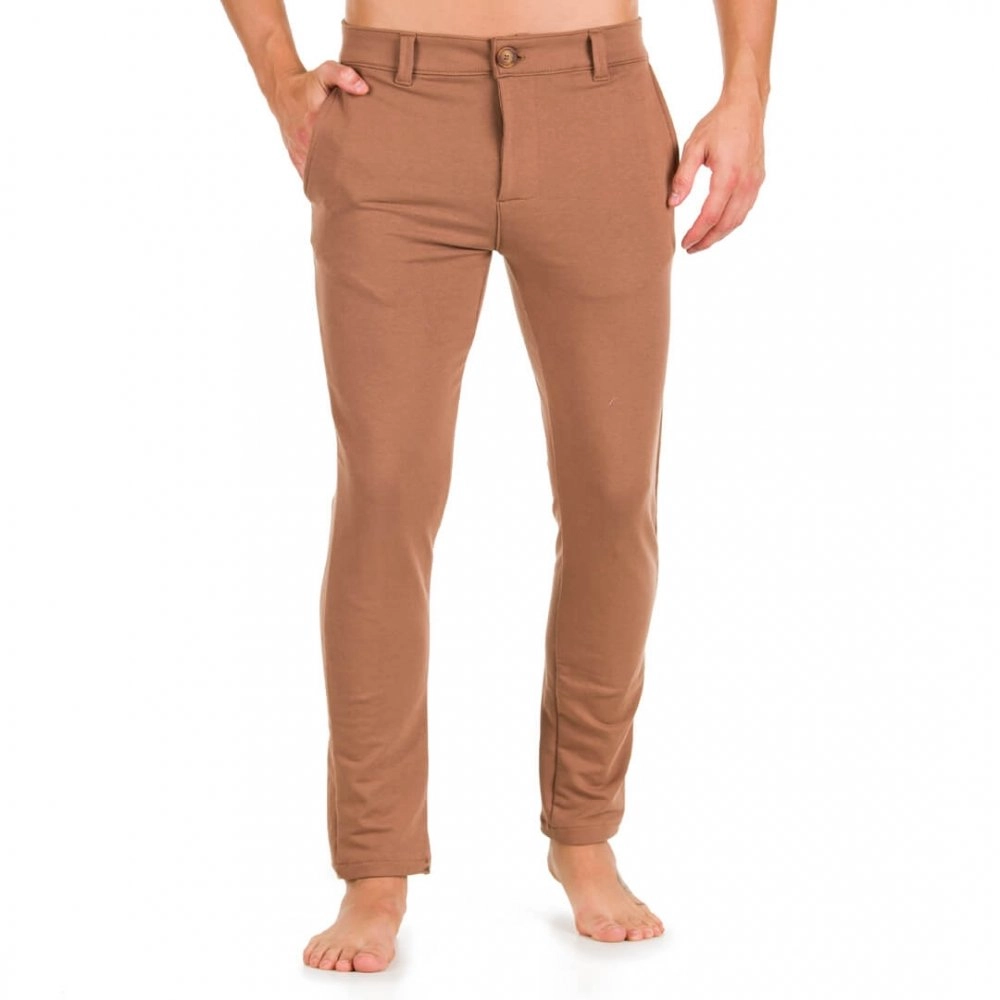 Calça Alfaiataria Moletom Masculina Bege